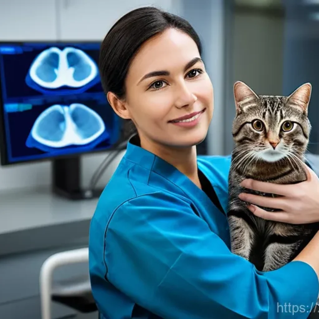 수의사로서의 장기적인 목표 설정 - **Prompt: High-Tech Specialized Veterinary Cardiology Clinic**
A highly skilled female veterinar...