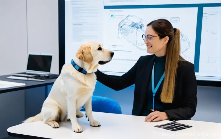수의사로서의 장기적인 목표 설정 - **Prompt: Remote Pet Behavior Consultation with Smart Monitoring Integration**
    A friendly male v...