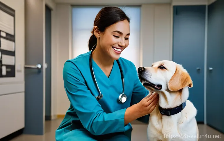 수의사 근무시간의 현실 - **Prompt:** A male veterinarian, wearing full surgical attire—blue scrubs, surgical cap, face mask, ...